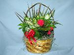 01C 10in Wicker Dish Garden
