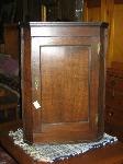 English Oak Hanging Corner Cupboard