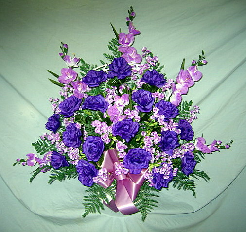 Ashleys Florist and Antiques Silk Funeral Arrangements