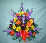 01D Silk Funeral Basket
