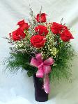 01G 12 Red Roses Arranged