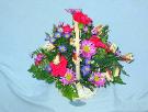 01I Anniversary Wicker Basket  Arrangement